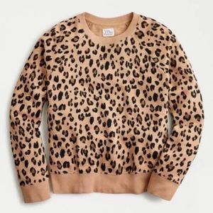 J.Crew Vintage Fleece in Cheetah